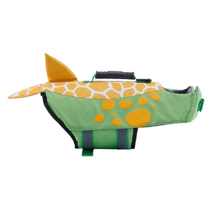 Tamecare Dinosaur Dog Life Jacket | Reflective Buoyant Pet Swimming Vest