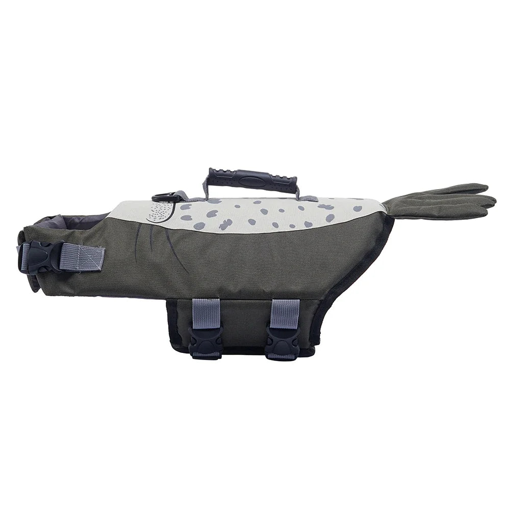 Tamecare Sea Lion Dog Life Jacket | Reflective Buoyant Pet Swimming Vest