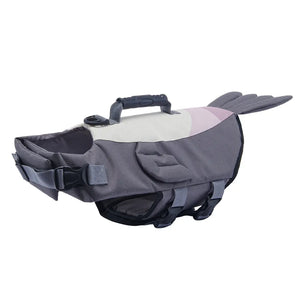 Tamecare Seal Dog Life Jacket | Reflective Buoyant Pet Swimming Vest