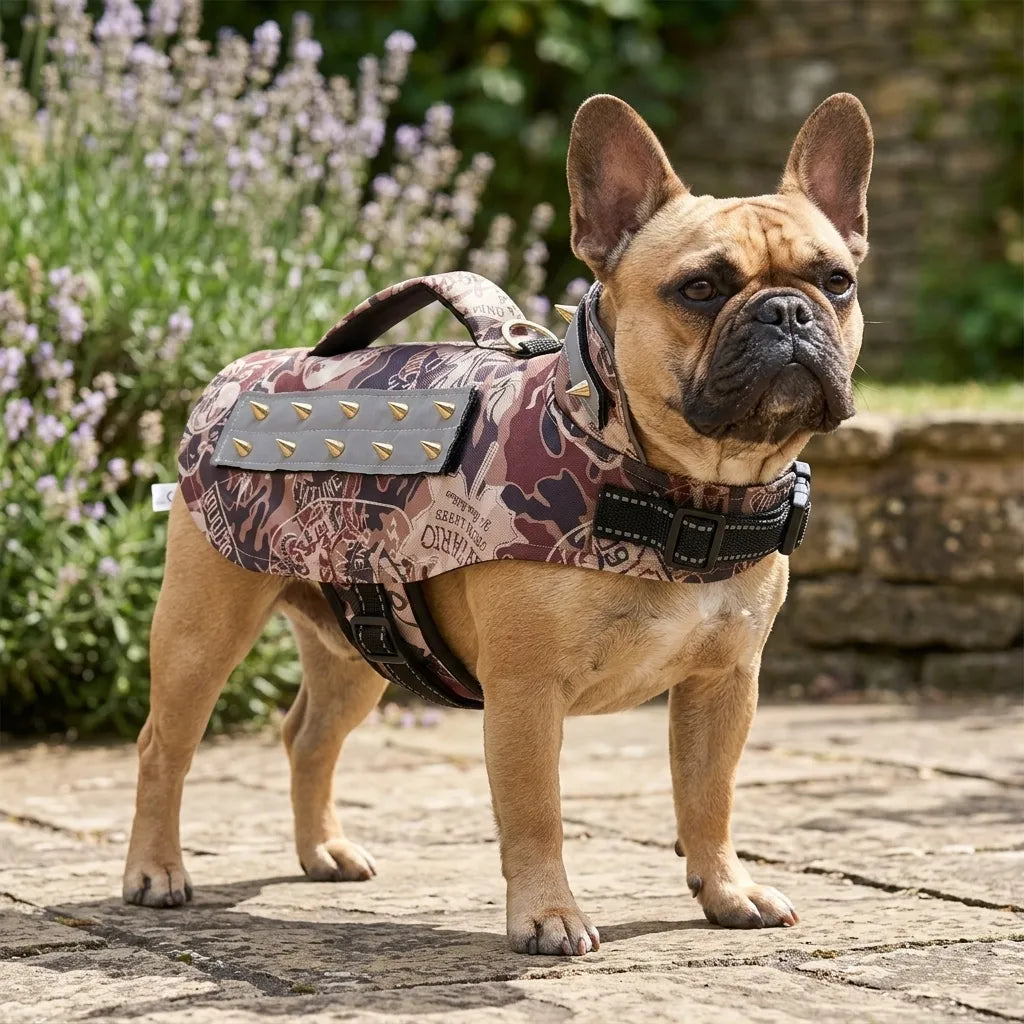 Pet Anti-Bite Suit with Four-Row Stud Handles