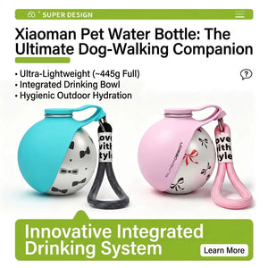 Portable Leak-Proof Pet Water Bottle for Travel & Walks