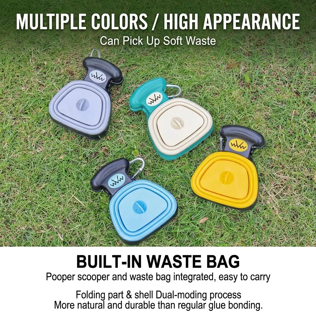 Portable Collapsible Pet Poop Bag Dispenser
