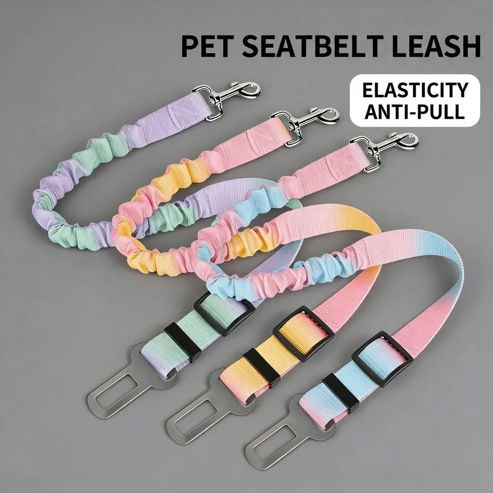 Elastic Bungee Dog Car Safety Seat Belt