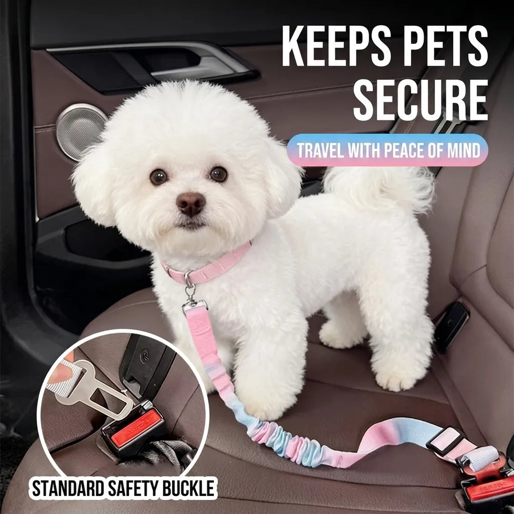 Elastic Bungee Dog Car Safety Seat Belt