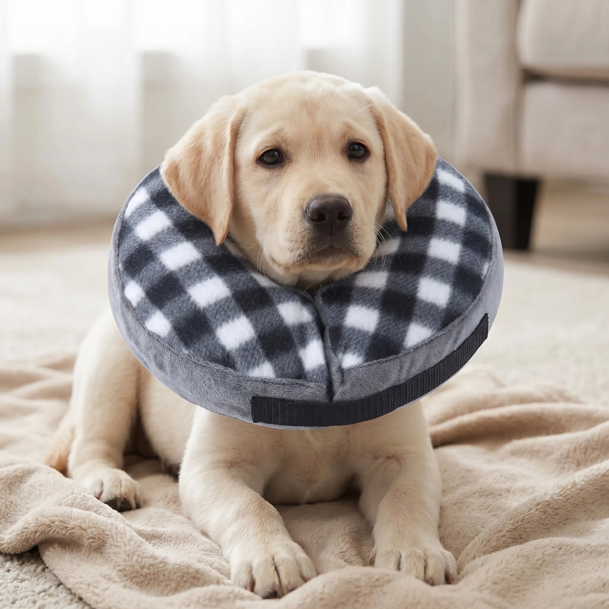 Pet inflatable protective collar