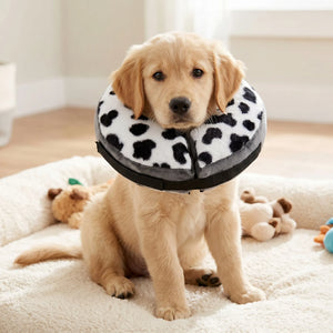 Cow Print Inflatable Protective Collar