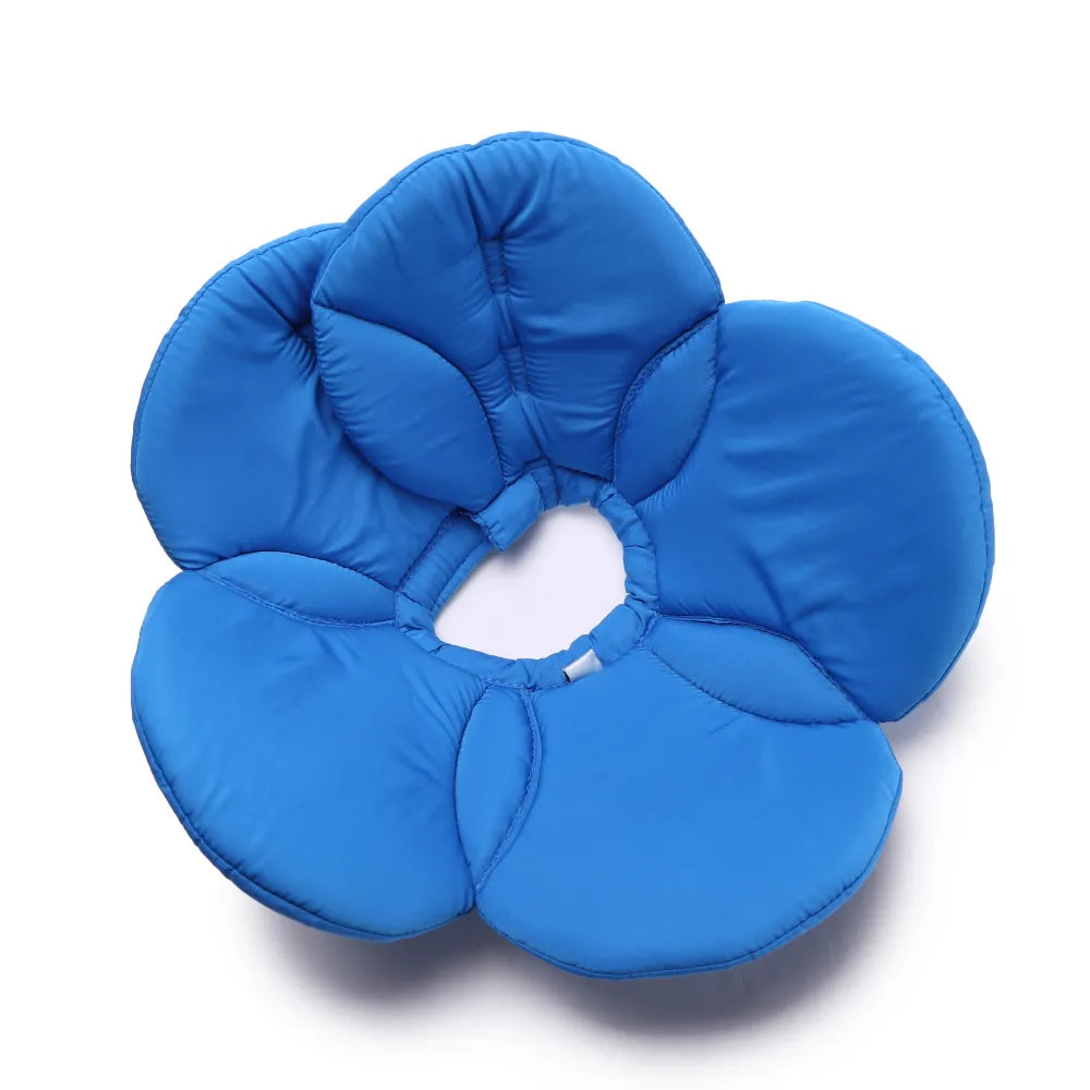 Elizabethan collar with multiple floral color options