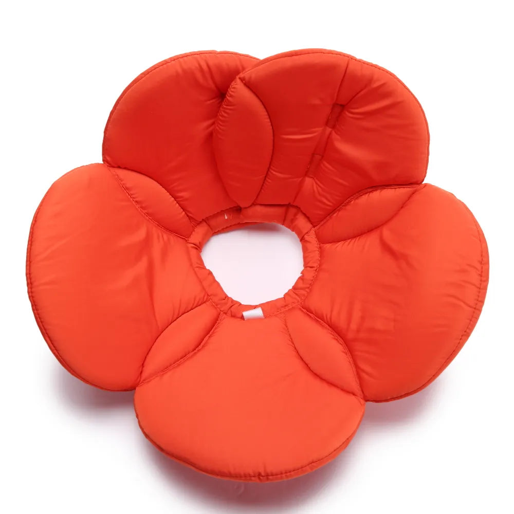 Elizabethan collar with multiple floral color options