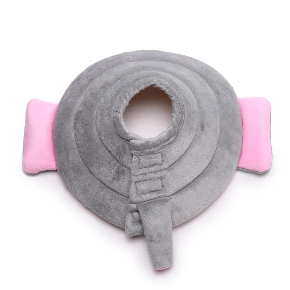 Elephant-shaped Elizabethan collar