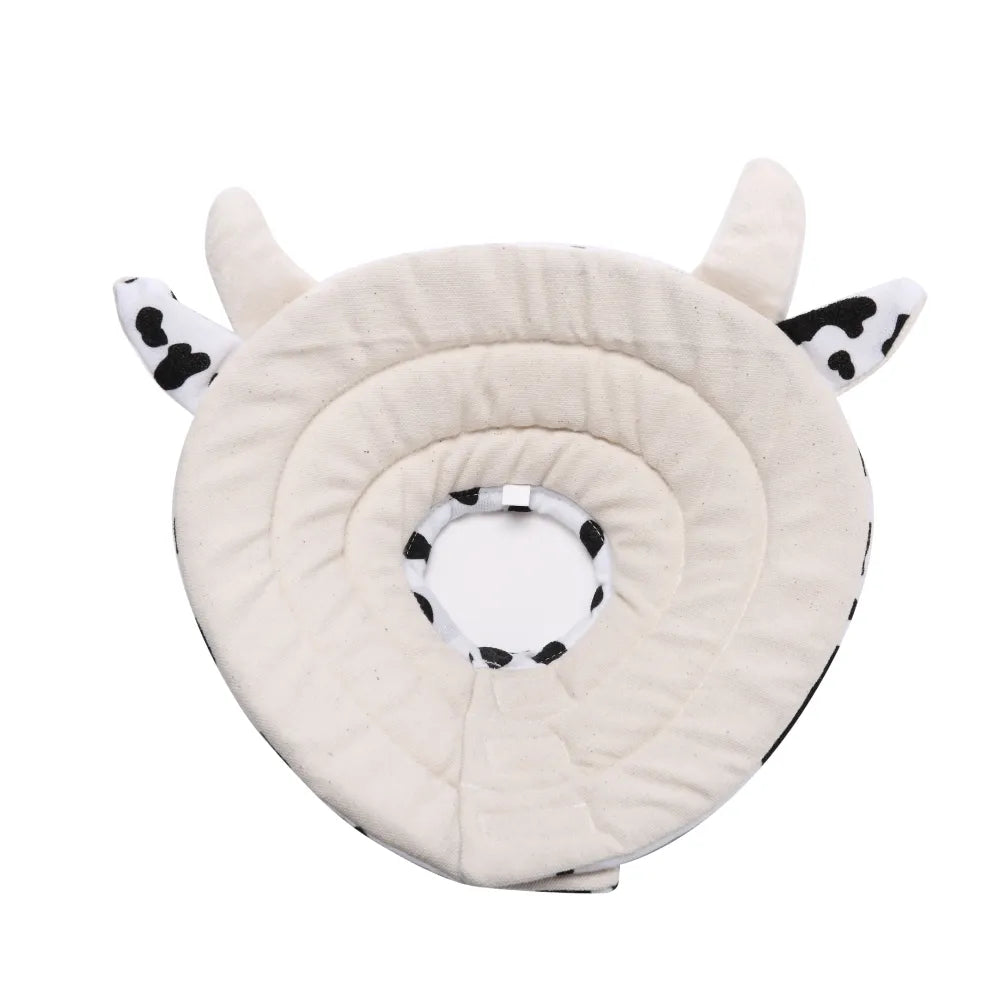 Cow-themed Elizabethan collar