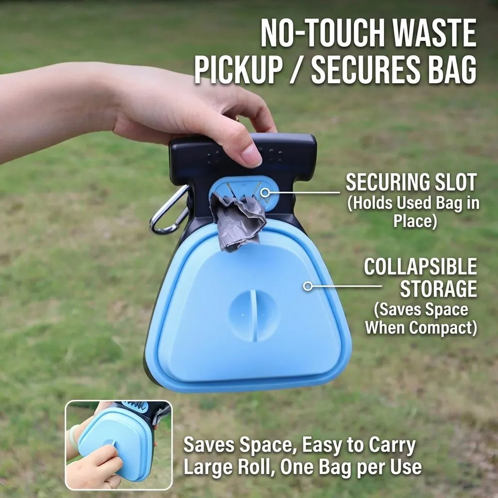 Portable Collapsible Pet Poop Bag Dispenser