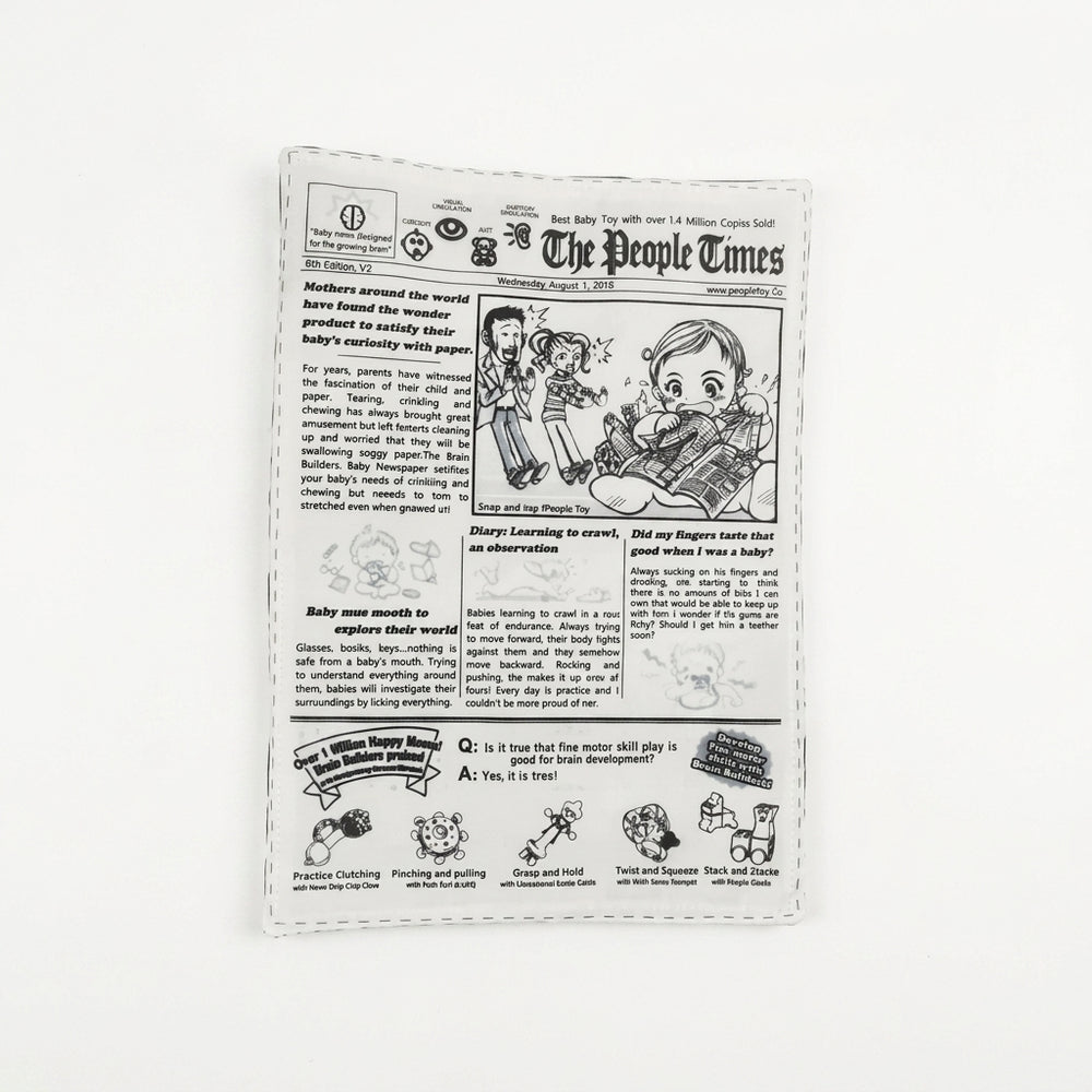The Barkly Times Crinkle Squeaky Dog Newspaper Toy