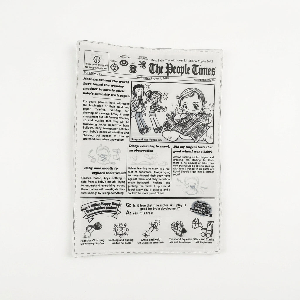 The Barkly Times Crinkle Squeaky Dog Newspaper Toy