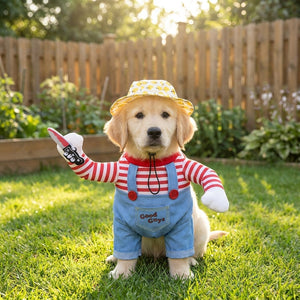 Funny Chucky Dog Pet Costume