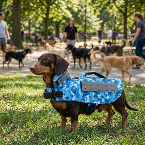 Pet Anti-Bite Suit with Four-Row Stud Handles