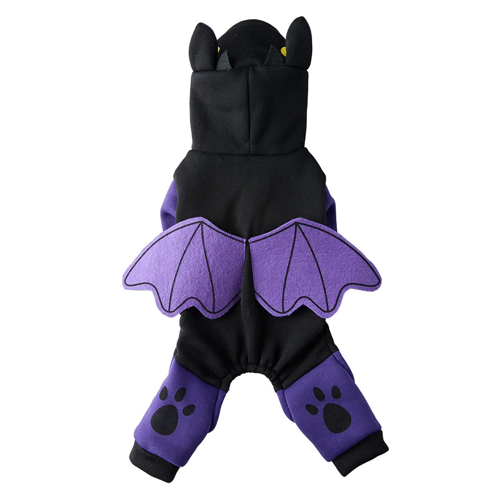 Tamecare Black Bat Dog Halloween Costume