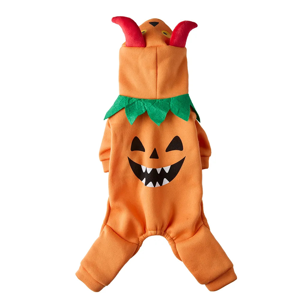 Tamecare Pumpkin Monster Dog Halloween Costume