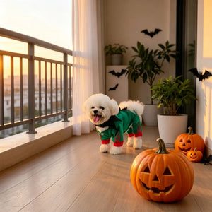 Tamecare Green Spiked Dinosaur Dog Costume