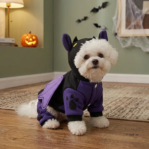 Tamecare Black Bat Dog Halloween Costume