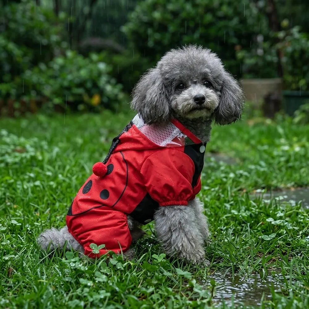 Ladybug Four-Legged Raincoat