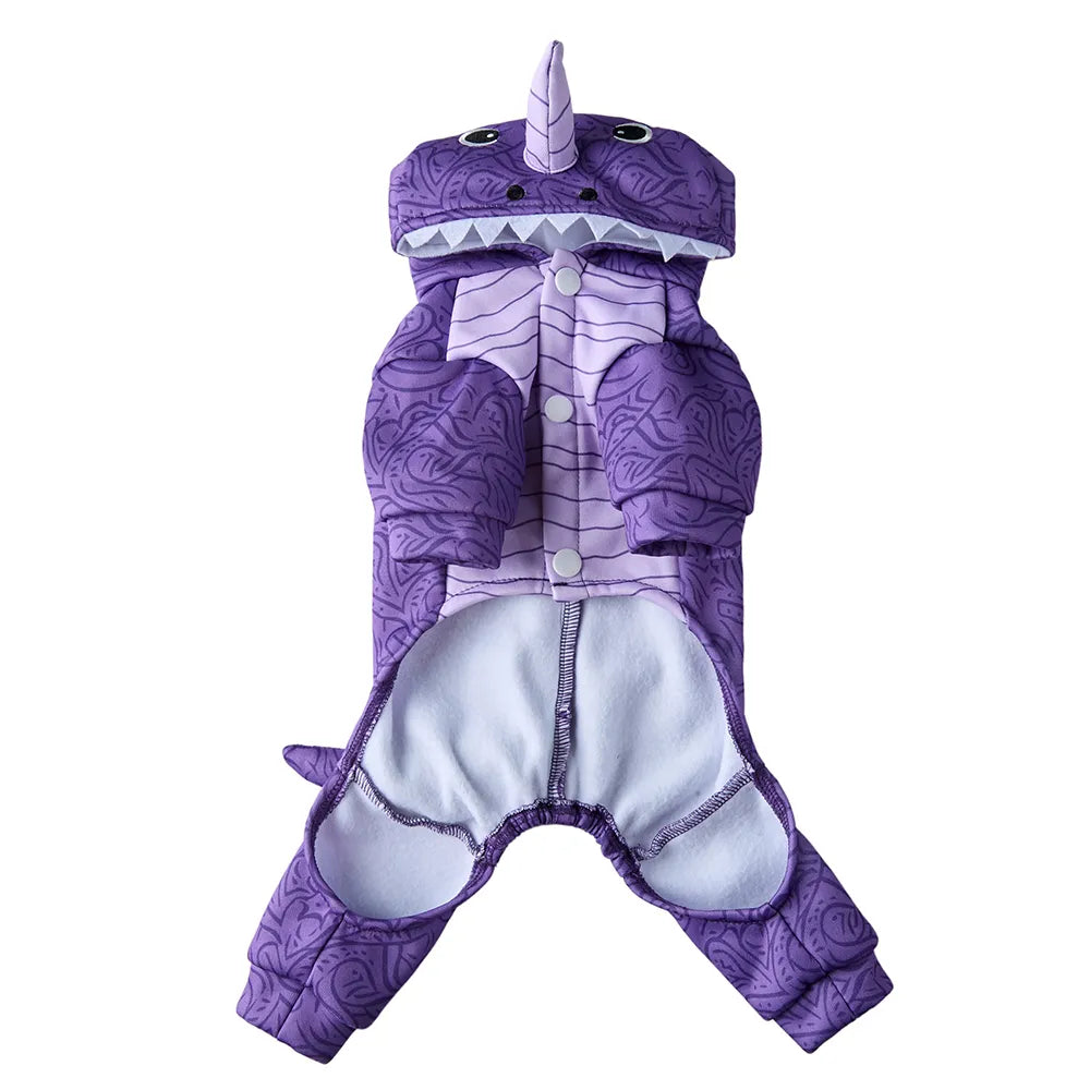 Tamecare Purple Unicorn Dragon Dog Costume