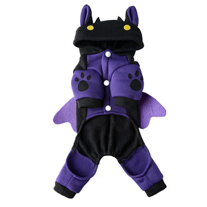 Tamecare Black Bat Dog Halloween Costume