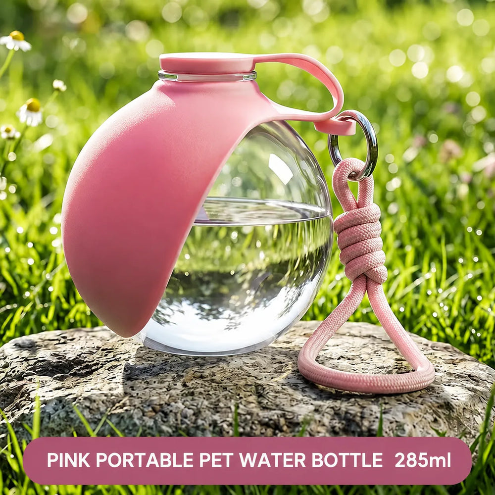 Portable Leak-Proof Pet Water Bottle for Travel & Walks