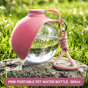 Portable Leak-Proof Pet Water Bottle for Travel & Walks
