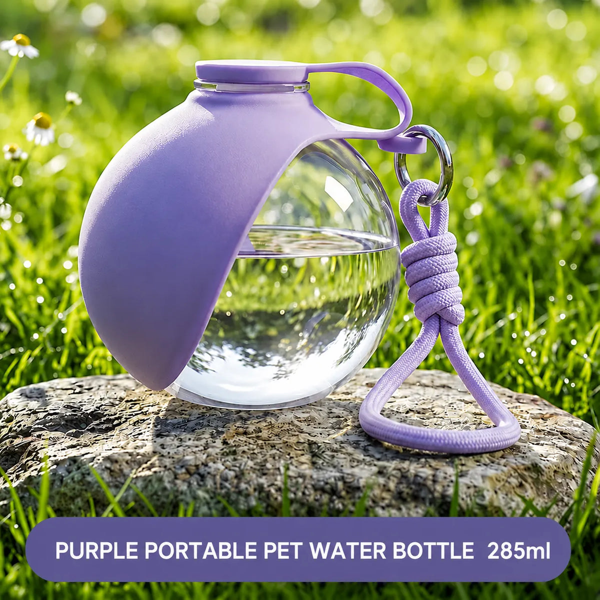 Portable Leak-Proof Pet Water Bottle for Travel & Walks
