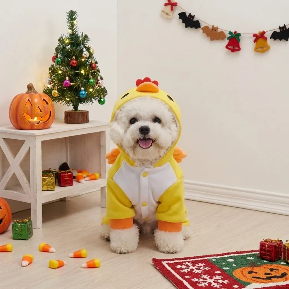 Tamecare Yellow Chick Dog Costume