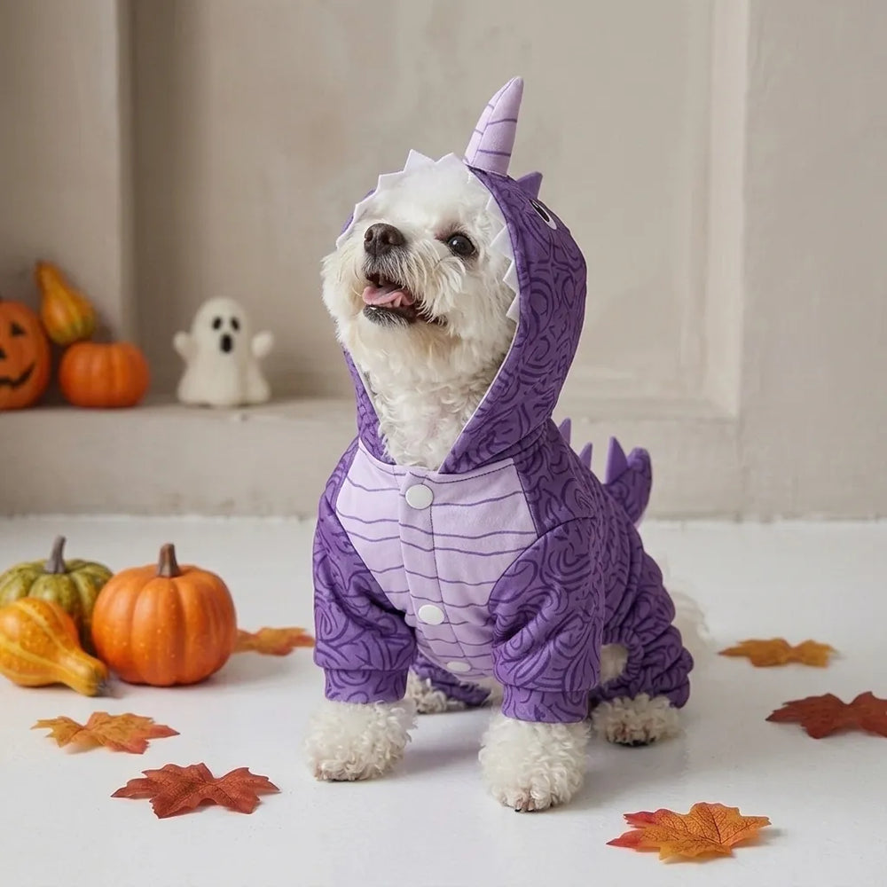 Tamecare Purple Unicorn Dragon Dog Costume