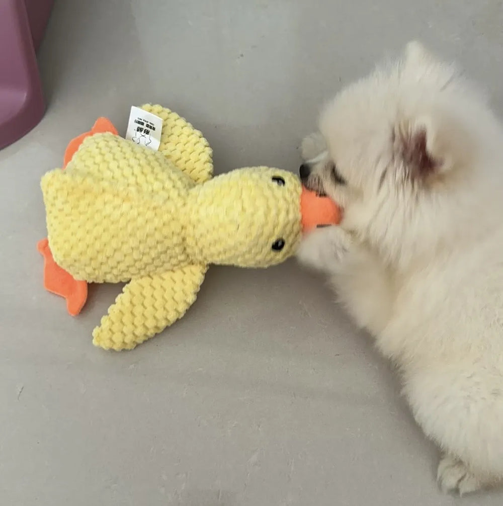 Tamecare Calming Duck Plush Dog Toy