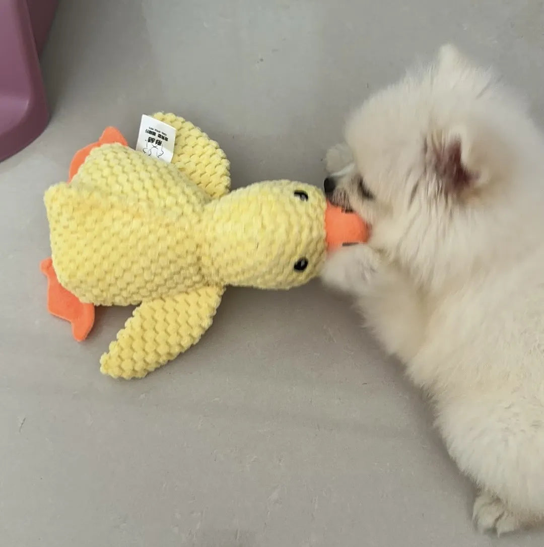 Tamecare Calming Duck Plush Dog Toy