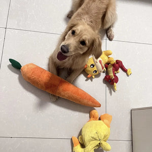Tamecare Calming Carrot Plush Dog Toy