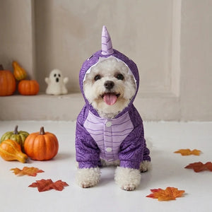 Tamecare Purple Unicorn Dragon Dog Costume