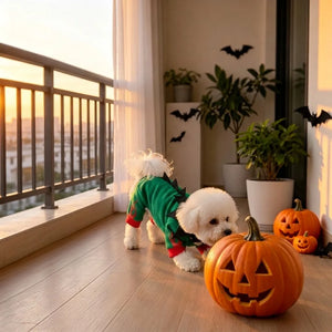 Tamecare Green Spiked Dinosaur Dog Costume