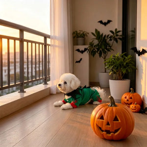 Tamecare Green Spiked Dinosaur Dog Costume