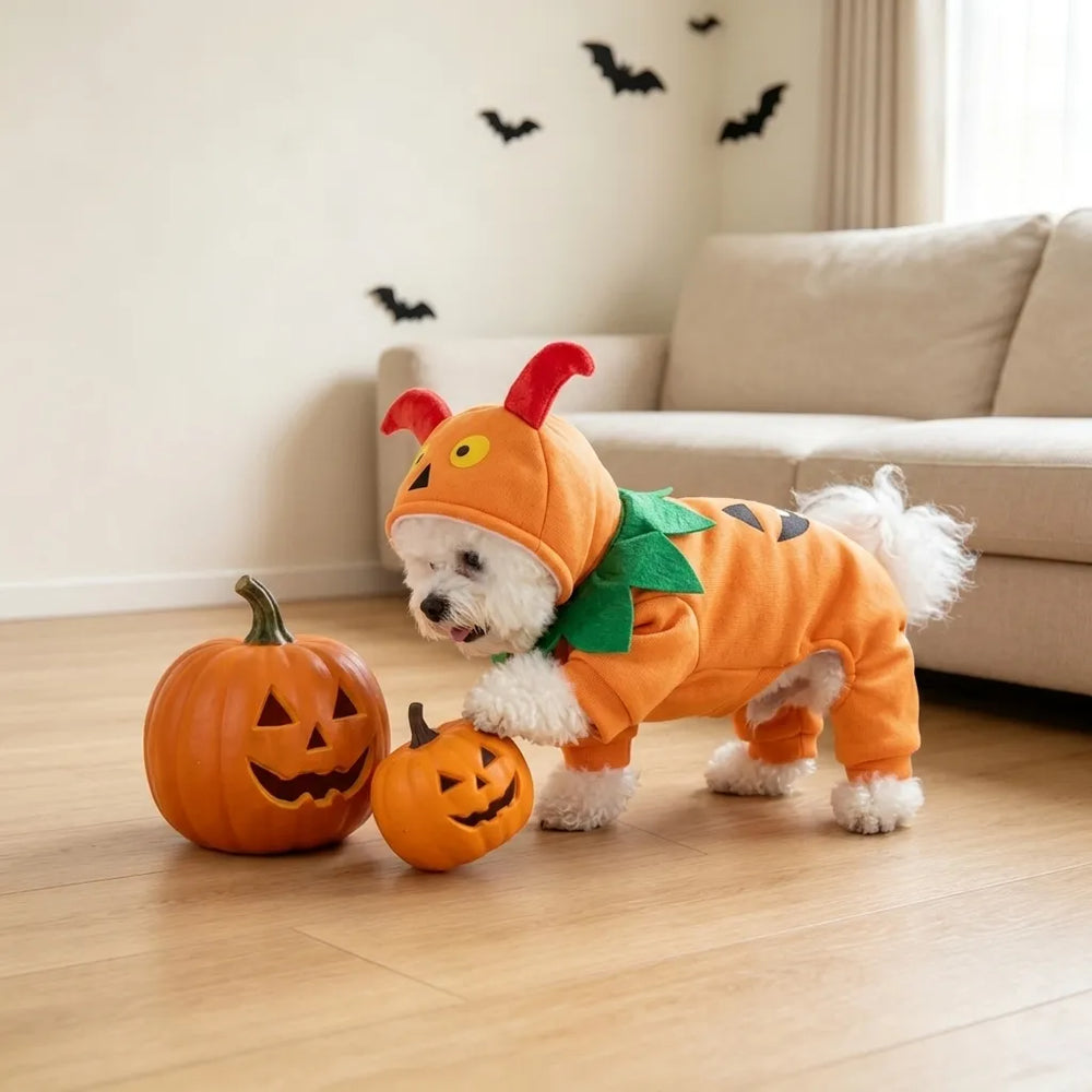 Tamecare Pumpkin Monster Dog Halloween Costume