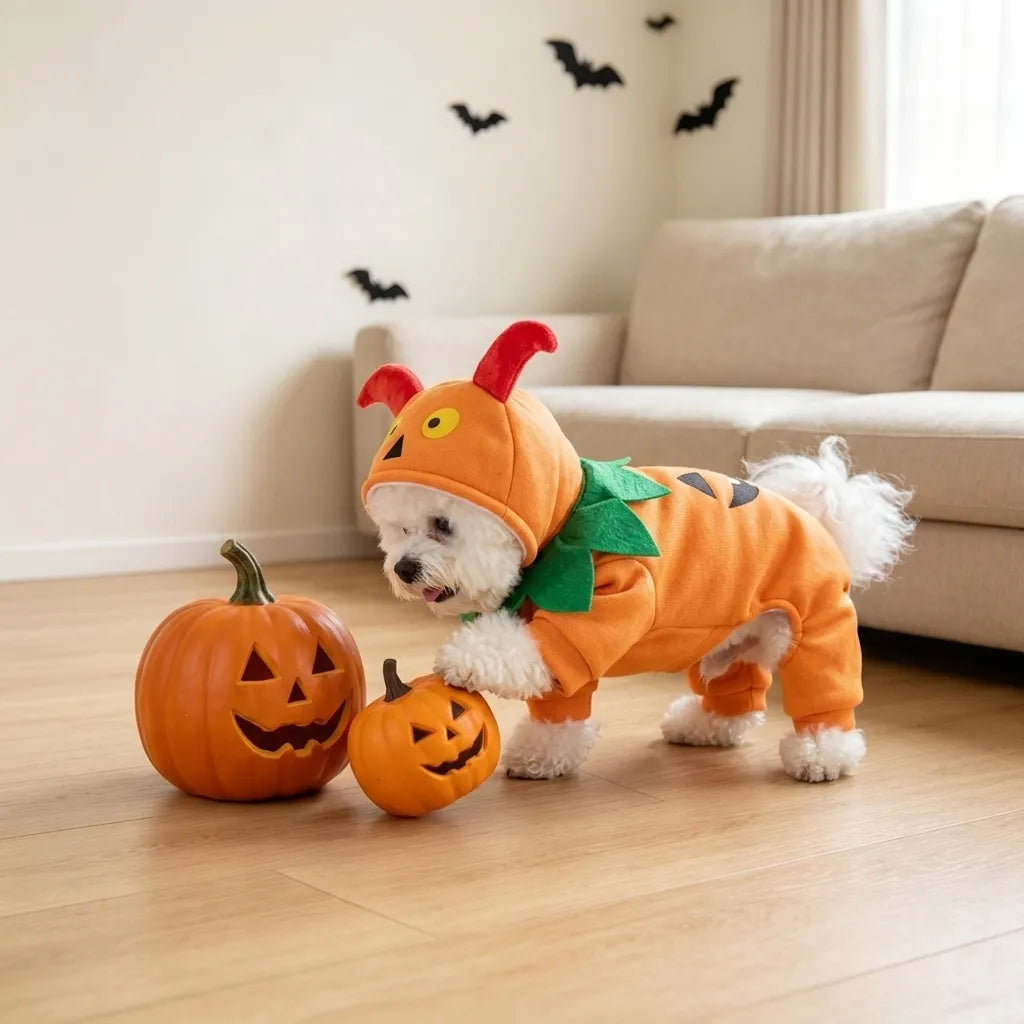 Tamecare Pumpkin Monster Dog Halloween Costume