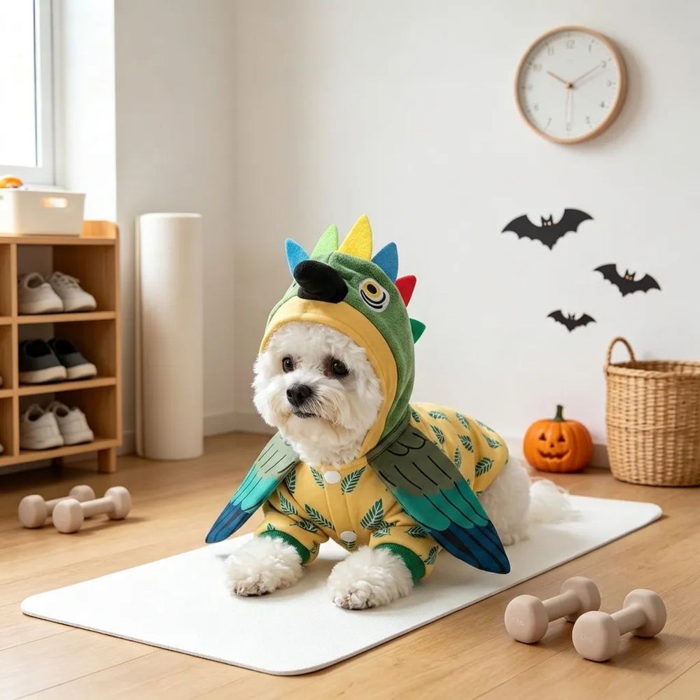 Tamecare Feathered Dragon Dog Halloween Costume