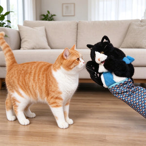 Tamecare Cat Interactive Wrestling Toy Hand