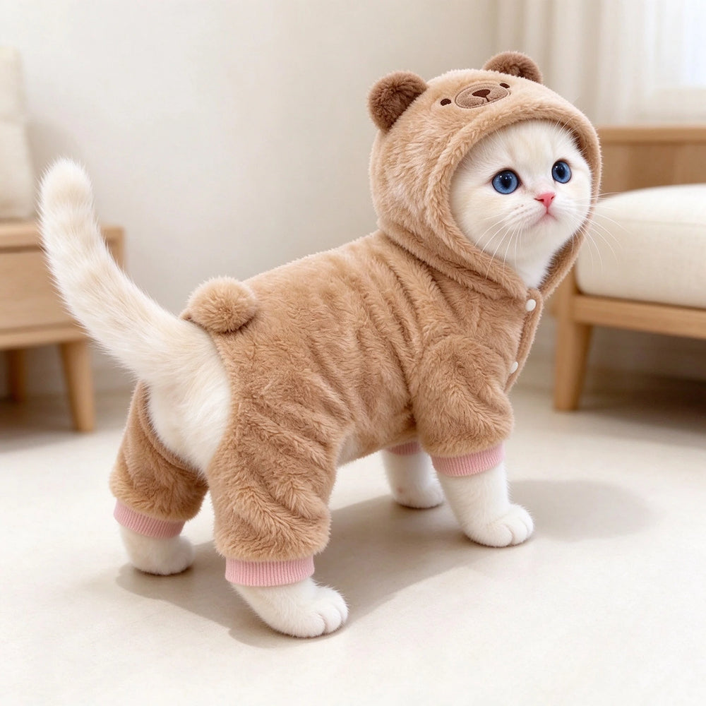 Tamecare Teddy Bear Pet Jumpsuit