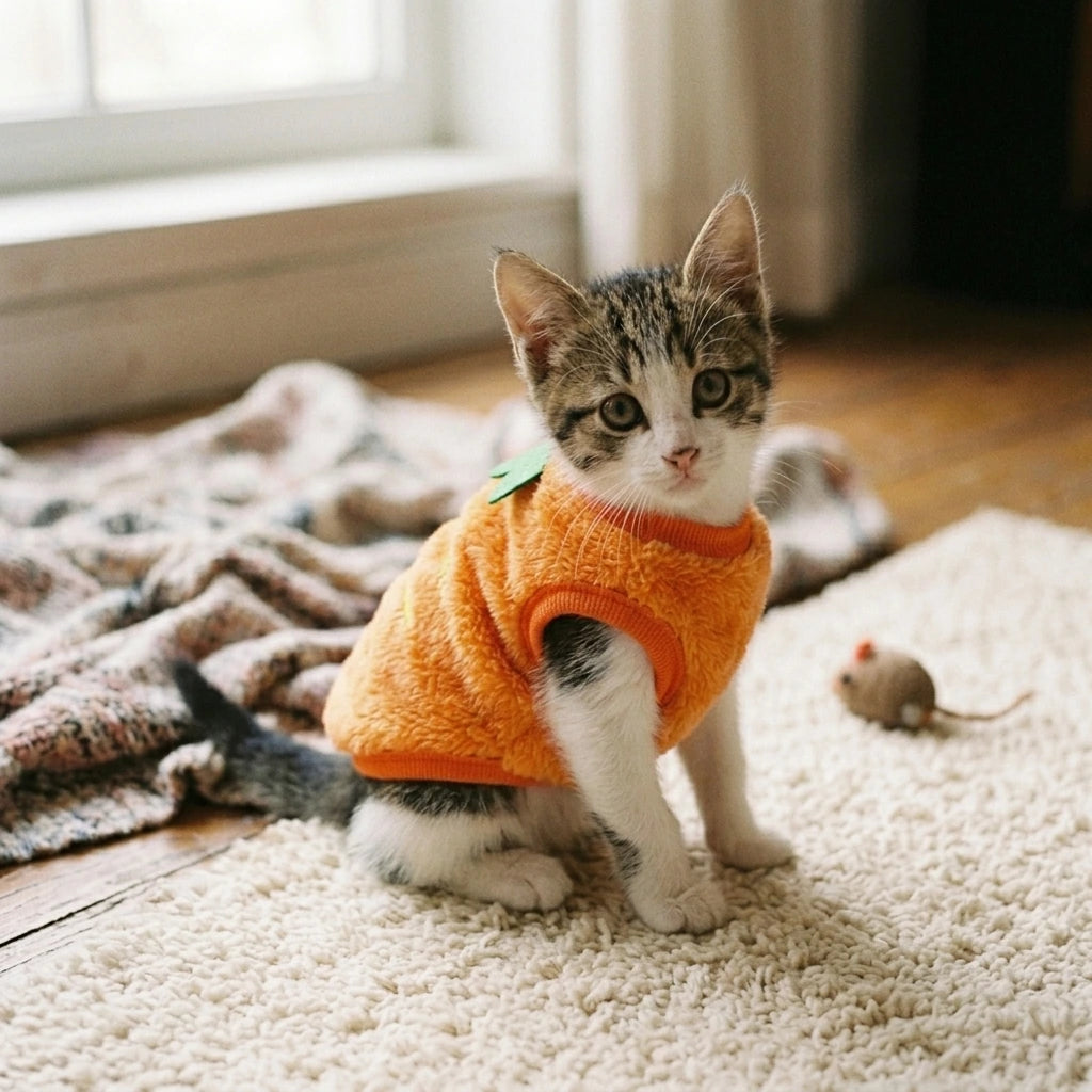 Tamecare Carrot Fleece Pet Vest