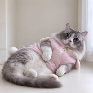Tamecare Pink Bunny Cat Hoodie
