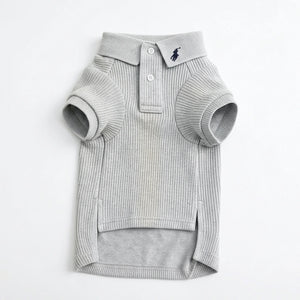 Tamecare Gray Polo Pet Shirt