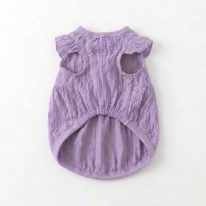 Tamecare Purple Ruffled Cat Dress