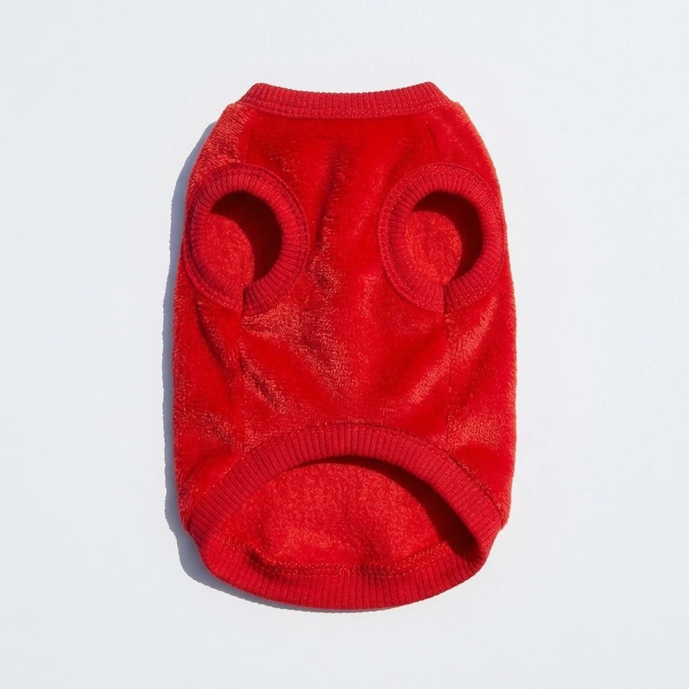 Tamecare Strawberry Fleece Pet Vest