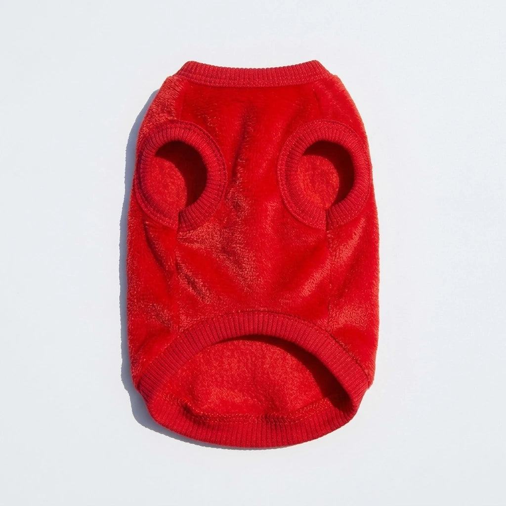 Tamecare Strawberry Fleece Pet Vest