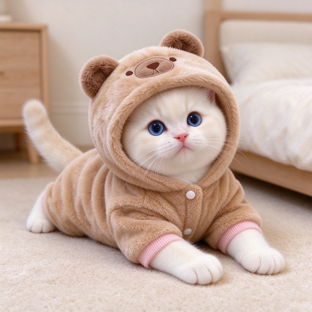 Tamecare Teddy Bear Pet Jumpsuit