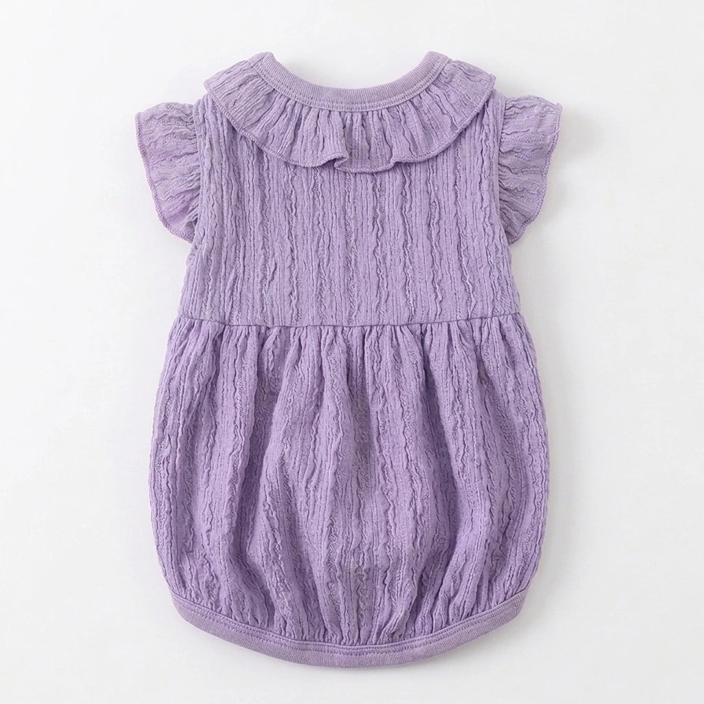 Tamecare Purple Ruffled Cat Dress